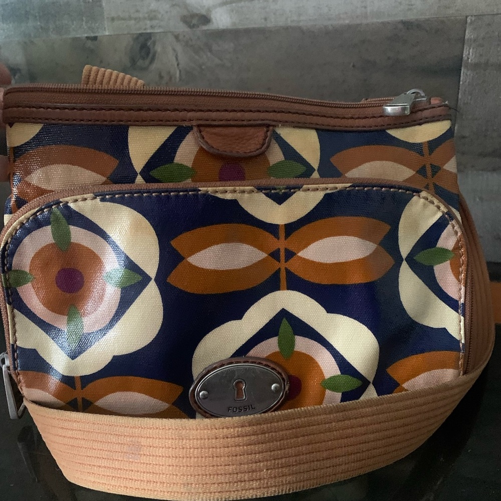 Fossil KEYPER Purse Floral Print